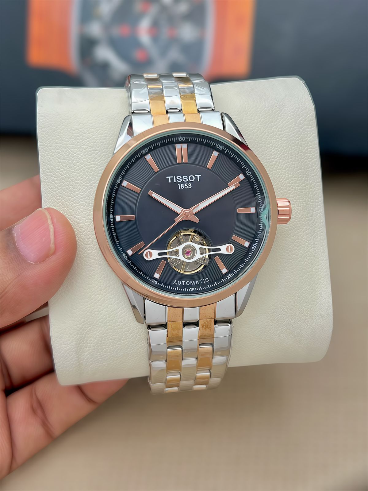 TISSOT - WATCH AUTOMATIC ANTI ALLERGIC METAL BELT
