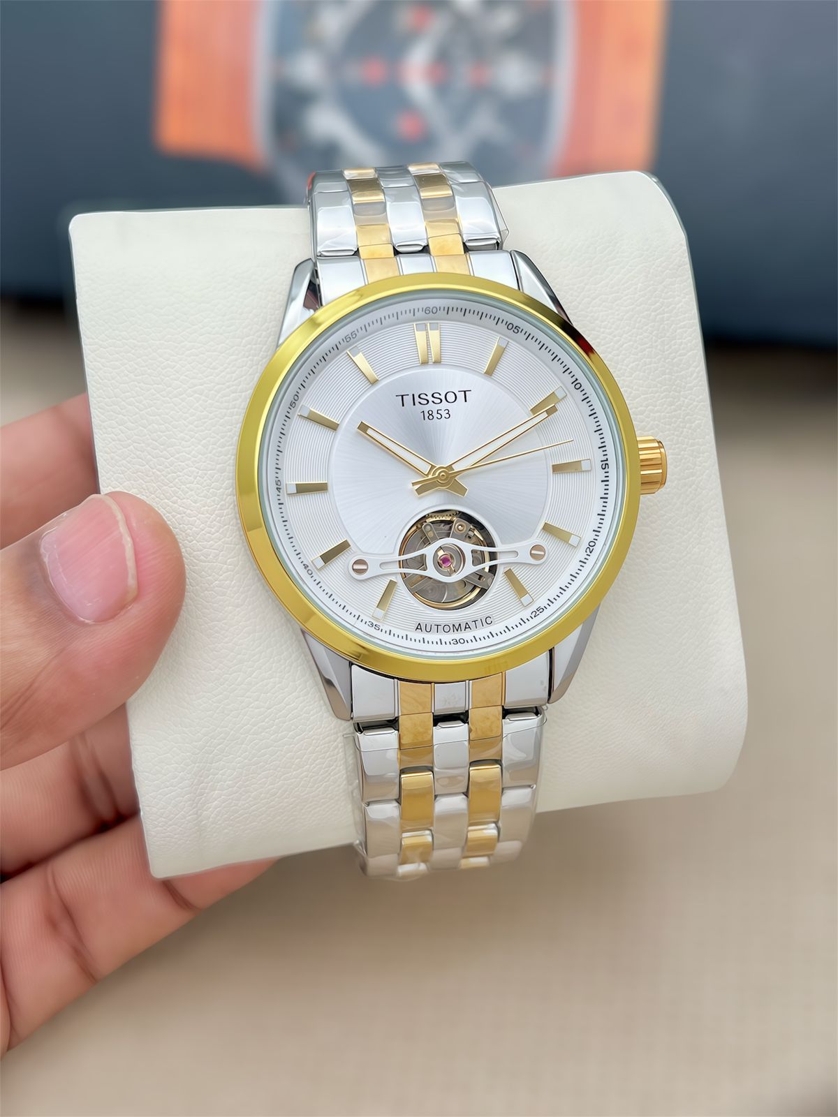 TISSOT - WATCH AUTOMATIC ANTI ALLERGIC METAL BELT