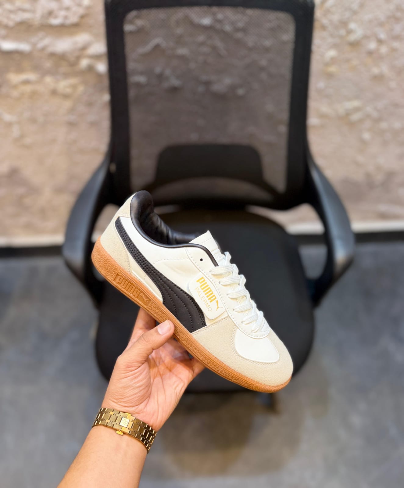 PUMA - PALERMO OG WHITE BLACK
