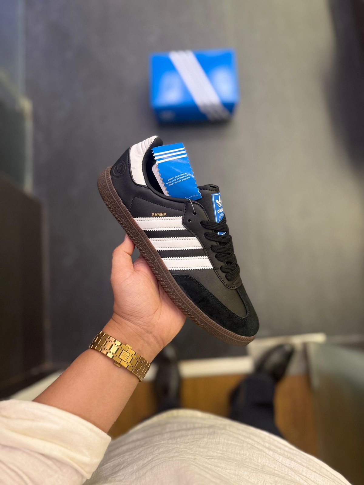 ADIDAS - ORIGINALS SAMBA BLACK BASIC