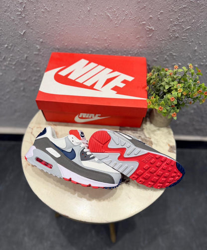 NIKE AIRMAX 90 WHITE BLUE GREY