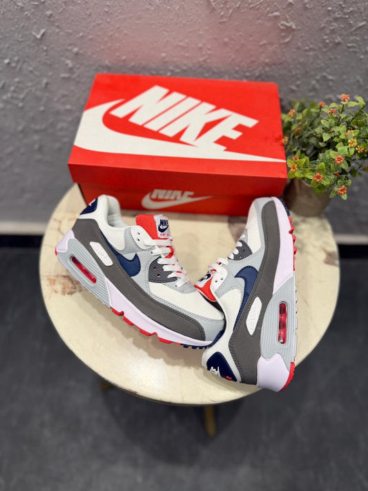 NIKE AIRMAX 90 WHITE BLUE GREY