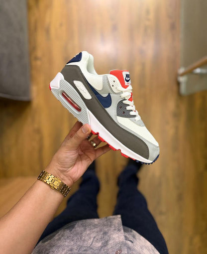NIKE AIRMAX 90 WHITE BLUE GREY
