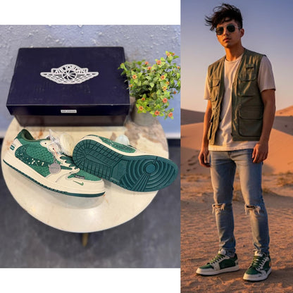 AIR JORDANS RETRO 1 REVERSE SUPREME GUCCI