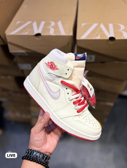 AIR JORDANS RETRO 1 MID CINNABAR