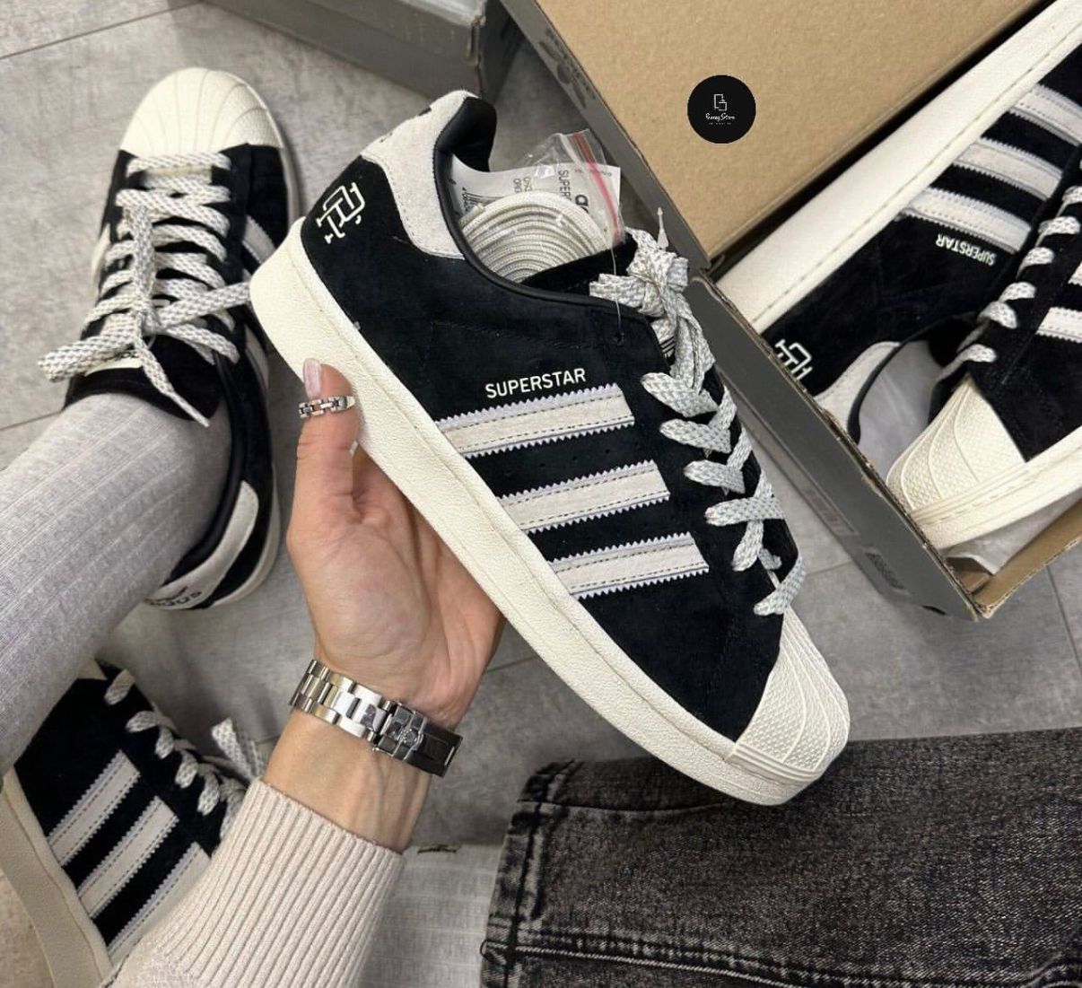 ADIDAS ORIGINALS SUPERSTAR REIGN CHAMP SUEDE