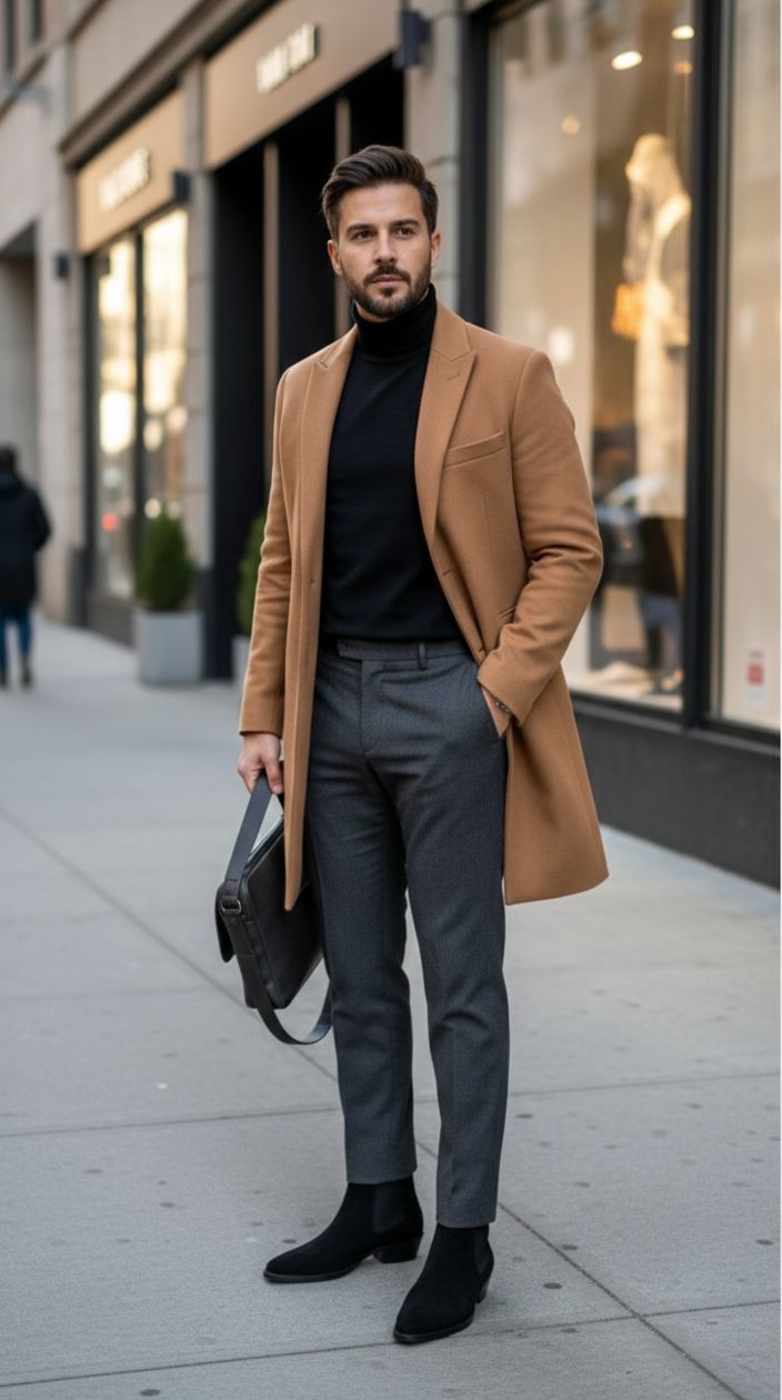 ZARA SURPLUS LEATHER POINTED CHELSEA BOOTS