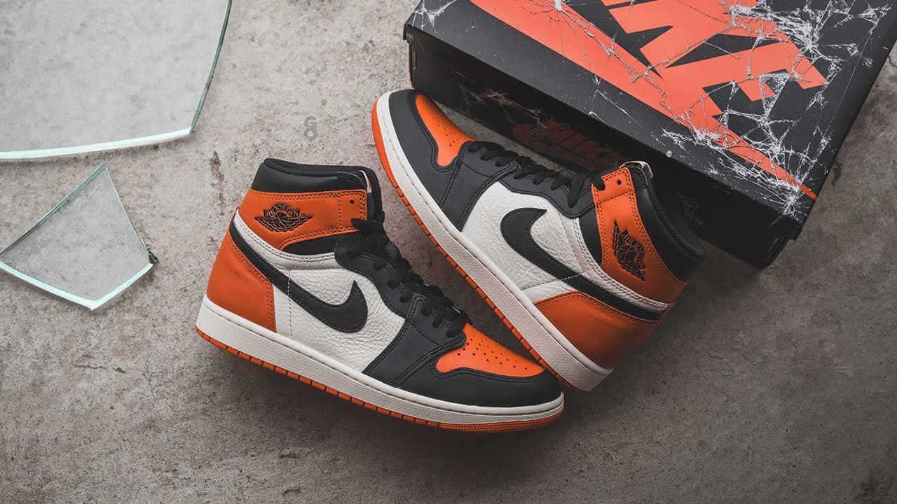 AIR JORDANS RETRO 1 HIGH SHATTERED BACKBOARD