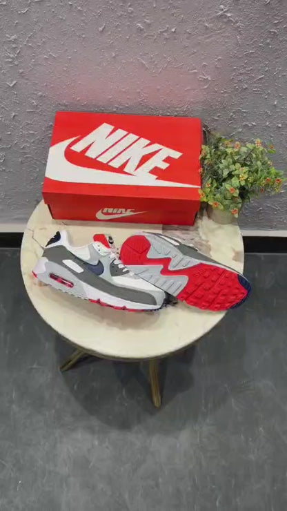 NIKE AIRMAX 90 WHITE BLUE GREY